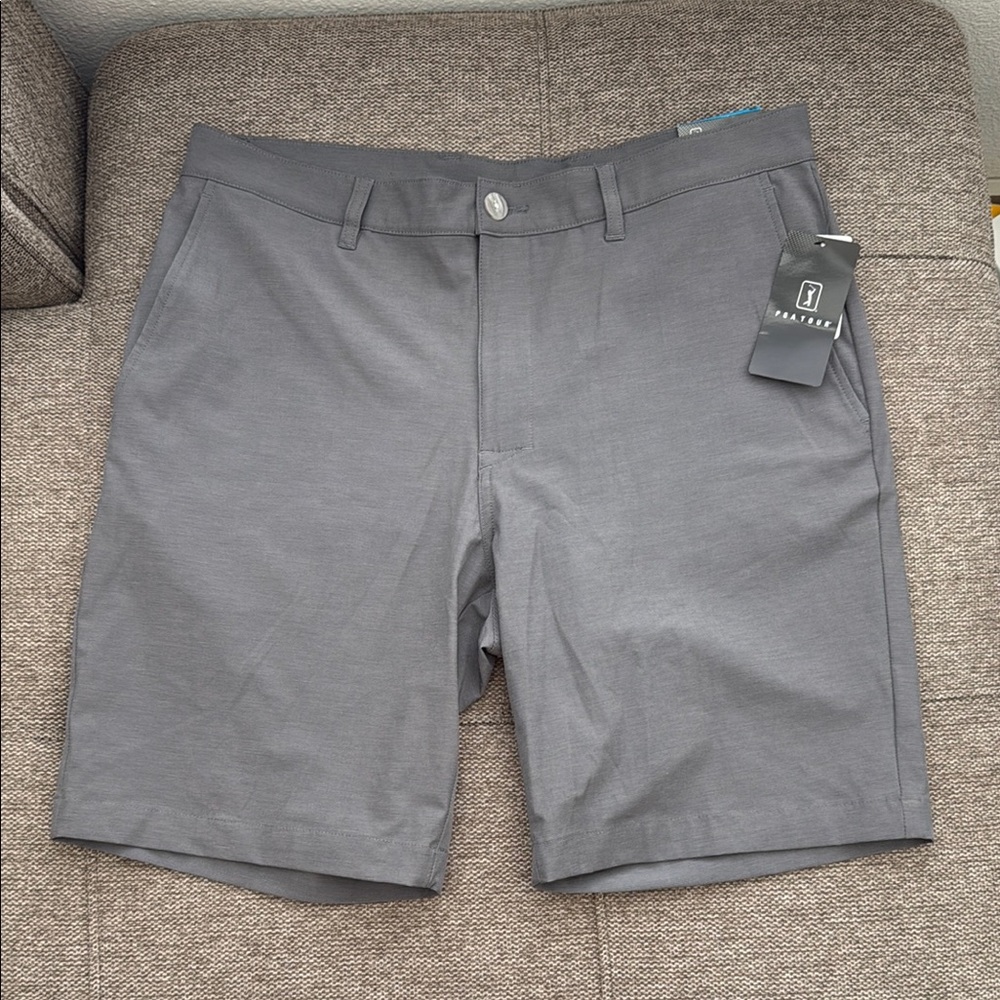 Gray PGA Tour Shorts